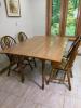 Drop Leaf Dining Table with Four Chairs