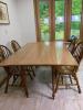 Drop Leaf Dining Table with Four Chairs - 2
