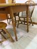 Drop Leaf Dining Table with Four Chairs - 3
