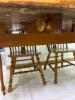 Drop Leaf Dining Table with Four Chairs - 4