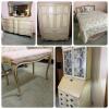 6 Piece Large French Provincial-Style Bedroom Set