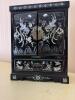 Black Lacquer Mother of Pearl Jewelry Box Asian-Style