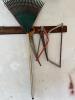 Assorted Hand Tools: Shovels, Rake, Saws, Snow Shovel, Hammer - 3