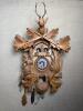 Carved Wood German Cuckoo Clock with Animated Dancers