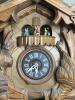 Carved Wood German Cuckoo Clock with Animated Dancers - 2