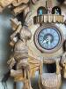 Carved Wood German Cuckoo Clock with Animated Dancers - 3