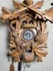 Carved Wood German Cuckoo Clock with Animated Dancers - 4