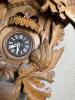 Carved Wood German Cuckoo Clock with Animated Dancers - 6