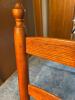 Ladder Back Rocking Chair With Rush Seat in Country Style - 4