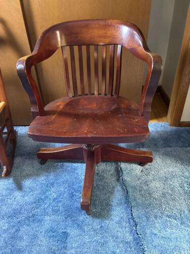 Wood Bankers Chair
