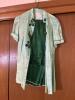 Chinese-Style Satin Jacket and Pants Set with Frog Closures