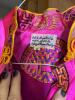 Pink Brocade Asian-Style Robe with Frog Closures - 2