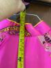 Pink Brocade Asian-Style Robe with Frog Closures - 3