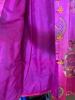 Pink Brocade Asian-Style Robe with Frog Closures - 4