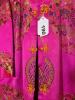 Pink Brocade Asian-Style Robe with Frog Closures - 6
