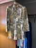 Asian-Style Brocade Jacket With Crane and Floral Motifs - 8