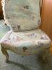 French Provincial-Style Upholstered Chair with Ballerina Print - 3