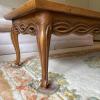 French Provincial Style Marble and Wood Coffee Table - 2