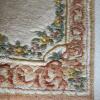 Hand Knotted Indian Wool Floral Area Rug, 4'x6' - 4