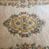 Hand Knotted Indian Wool Floral Area Rug, 4'x6' - 8