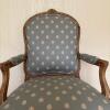Louis XV-Style Upholstered Carved Wood Armchair - 2