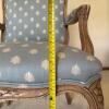 Louis XV-Style Upholstered Carved Wood Armchair - 12