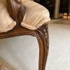 Louis XV-Style Upholstered Carved Wood Settee - 5