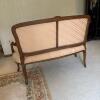 Louis XV-Style Upholstered Carved Wood Settee - 8
