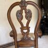 Carved Upholstered Armchair in Rococo Style - 6