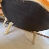 Pair of Peach Velvet Louis XV-Style Berg&egrave;re Armchairs - 5