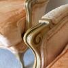 Pair of Peach Velvet Louis XV-Style Berg&egrave;re Armchairs - 11