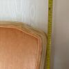 Pair of Peach Velvet Louis XV-Style Berg&egrave;re Armchairs - 12