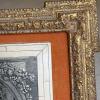 Framed La Felicite Engraving in Ornate Gilt Frame, 18"x16" - 3