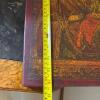 Pair of Traditional Style Painted Wooden Religious Icons, 10"x16" - 8