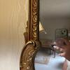 Ornate Rococo Style Gold Gilt Wall Mirror - 6