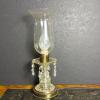 Levron Glass & Brass Table Lamp with Hanging Prisms