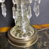 Levron Glass & Brass Table Lamp with Hanging Prisms - 2