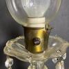 Levron Glass & Brass Table Lamp with Hanging Prisms - 3