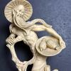 Asian-Style Carved Faux-Ivory Figural Sculpture - 2