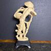 Asian-Style Carved Faux-Ivory Figural Sculpture - 4