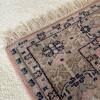 Oriental-Style Rug with Medallion and Floral Border, 3'6"x4'4" - 5
