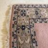 Oriental-Style Rug with Medallion and Floral Border, 3'6"x4'4" - 6