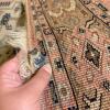 Oriental-Style Rug with Medallion and Floral Border, 3'6"x4'4" - 7