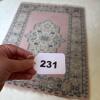 Oriental-Style Rug with Medallion and Floral Border, 3'6"x4'4" - 10