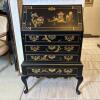Jasper Cabinet Hand Painted Chinoiserie Secretary Desk - 2