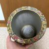 Chinese Rose Medallion-Style Ceramic Floor Vase - 4