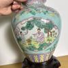 Chinese Famille Rose-Style Ceramic Vase with Stand - 4