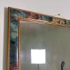 Floral Wall Mirror With Gold Trim - 2