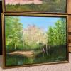 Pair of Framed May Erwin Landscape Paintings, 26"x20" - 6