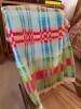 Multicolor Plaid Wool Throw Blanke